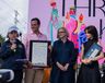 Miami Mayor Daniella Levine Cava, city leaders, and Camila Cabello presenting Three Kings Parade honors onstage